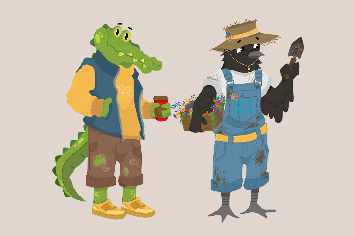 Amis du Biodôme — Illustration et conception de personnages, illustratrice Montréal